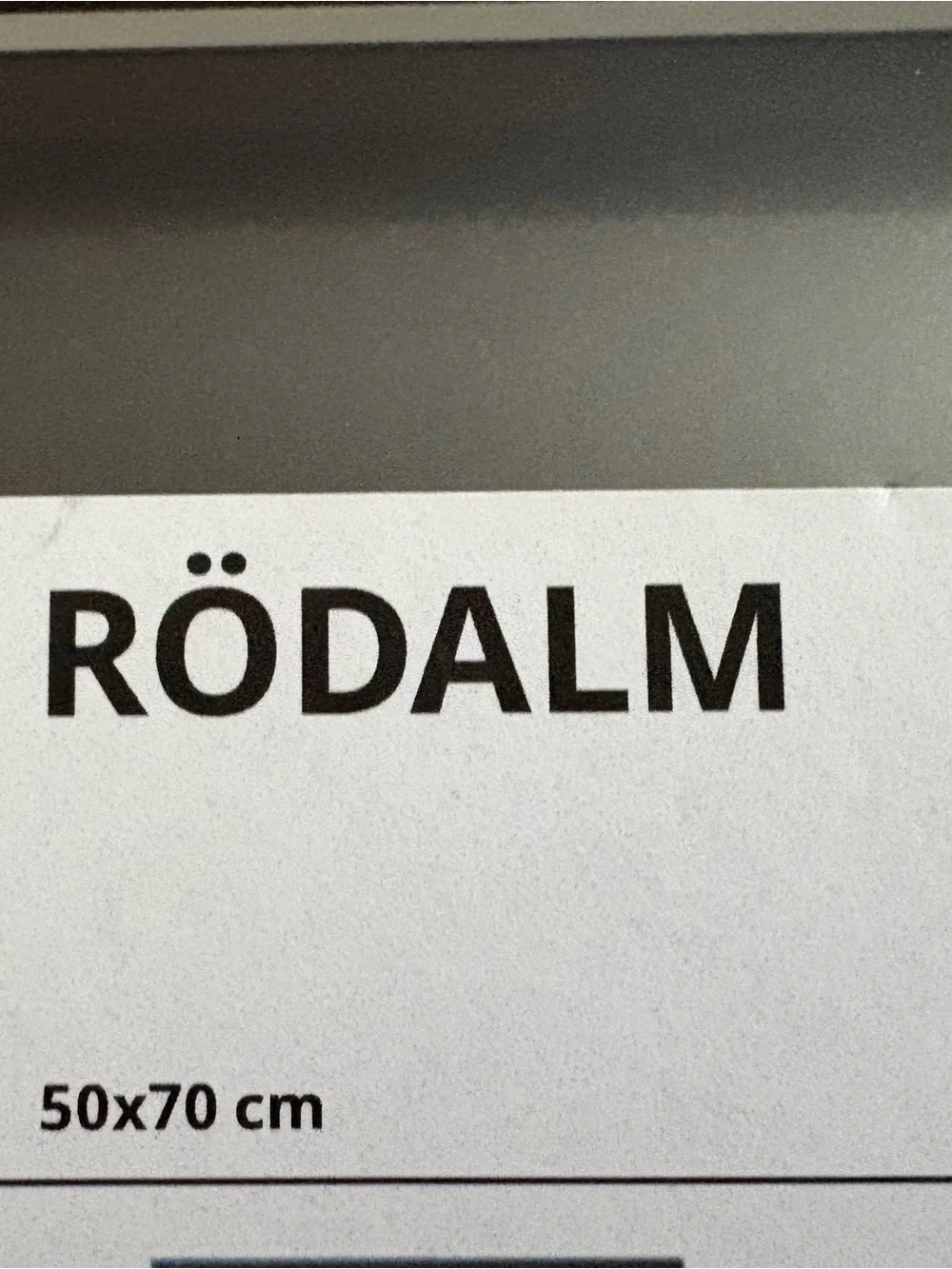 IKEA RODALM Fried Egg Black Framed Print, New